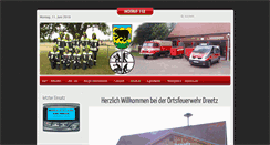 Desktop Screenshot of feuerwehr-dreetz.de